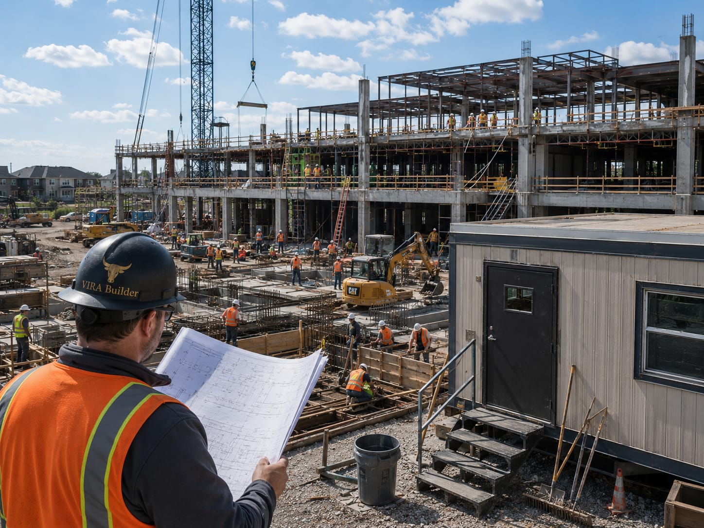 General construction project site